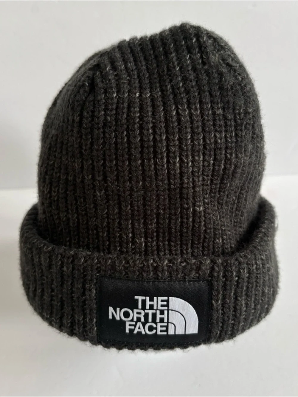 The North Face Salty Lined Beanie Flashdry Deep Fit Cable Knit Cuffed Logo Men’s